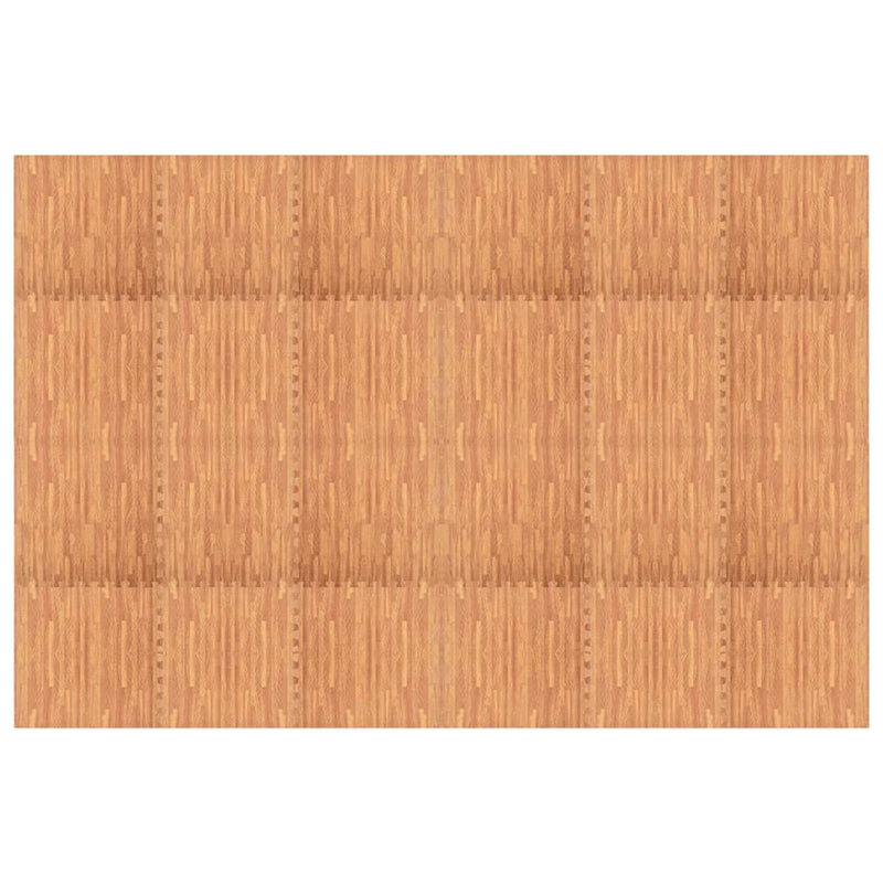 Puzzle Exercise Mats 24 pcs Brown 8.64 ��� EVA Foam