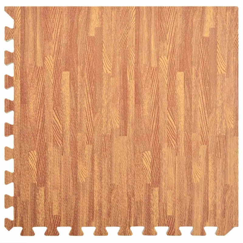 Puzzle Exercise Mats 24 pcs Brown 8.64 ��� EVA Foam