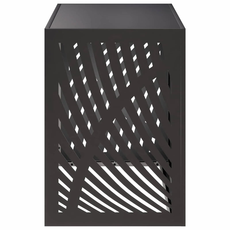 Air Conditioner Cover Black 100 x 50 x 70 cm Steel