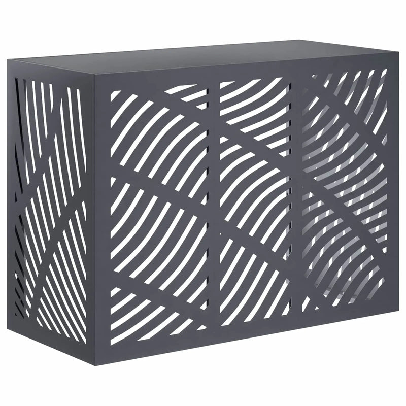 Air Conditioner Cover Anthracite 110 x 50 x 80 cm Steel