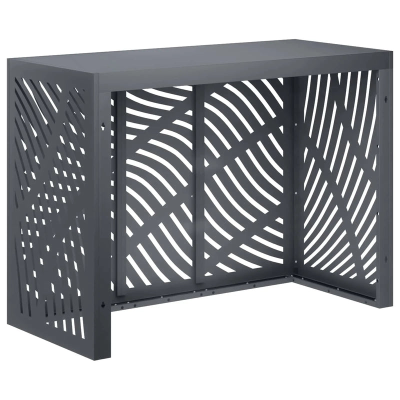 Air Conditioner Cover Anthracite 110 x 50 x 80 cm Steel