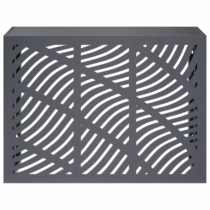 Air Conditioner Cover Anthracite 110 x 50 x 80 cm Steel