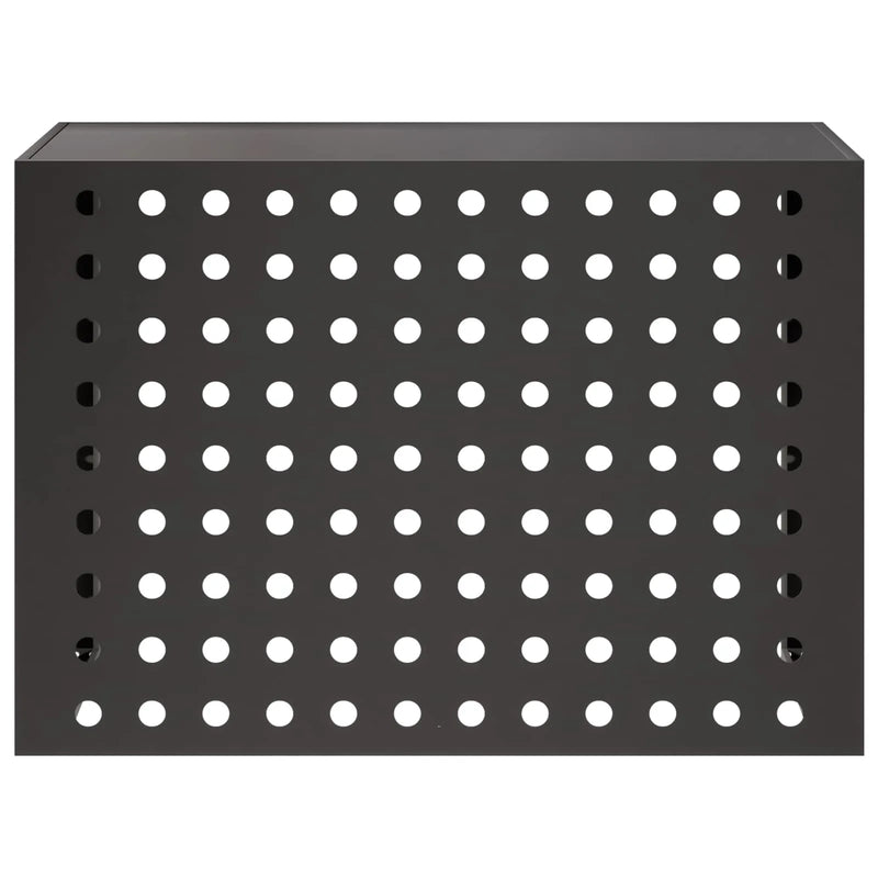 Air Conditioner Cover Black 100 x 50 x 70 cm Steel