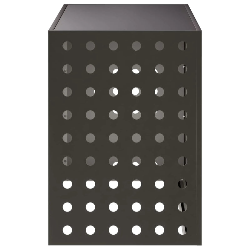 Air Conditioner Cover Black 100 x 50 x 70 cm Steel