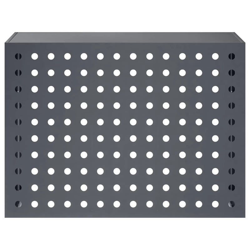 Air Conditioner Cover Anthracite 110 x 50 x 80 cm Steel