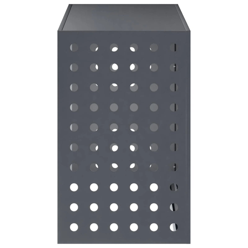 Air Conditioner Cover Anthracite 110 x 50 x 80 cm Steel