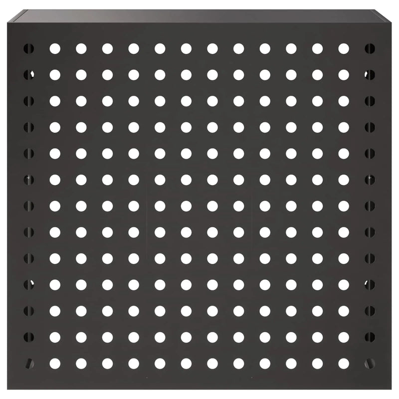 Air Conditioner Cover Black 110 x 50 x 105 cm Steel