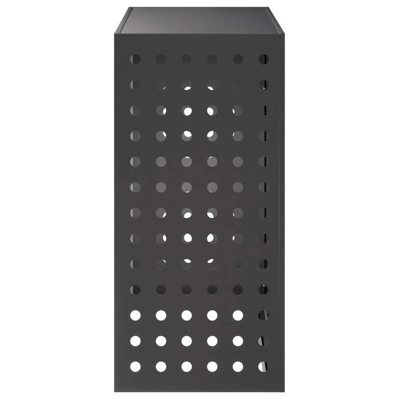 Air Conditioner Cover Black 110 x 50 x 105 cm Steel