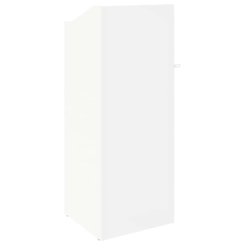 Record Cabinet White 36 x 36 x 95.5 cm Engineered Wood