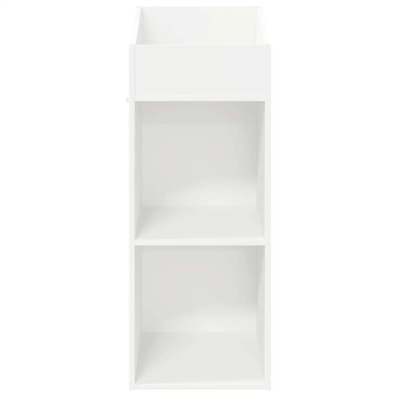 Record Cabinet White 36 x 36 x 95.5 cm Engineered Wood