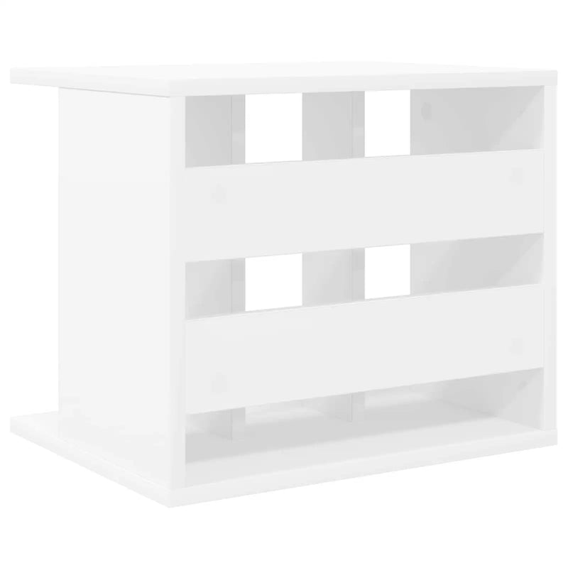 Vinyl Record Storage White 42 x 33 x 36 cm Engineered Wood
