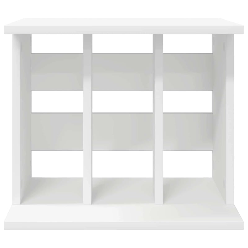 Vinyl Record Storage White 42 x 33 x 36 cm Engineered Wood