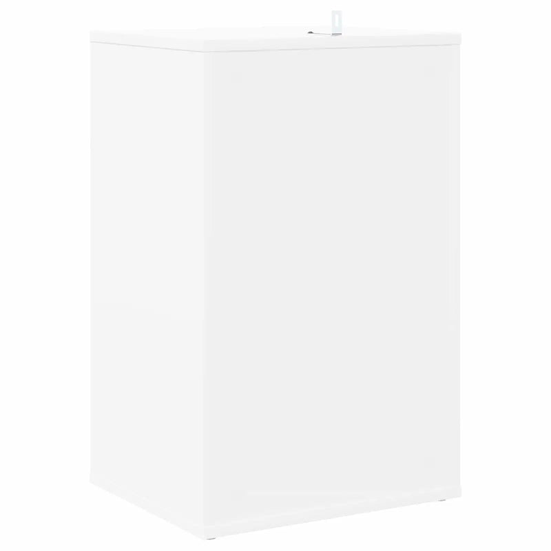 Record Cabinet White 38 x 33 x 61 cm Engineered Wood