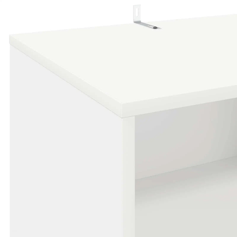 Turntable Stand White 47 x 39.5 x 74.5 cm Engineered Wood