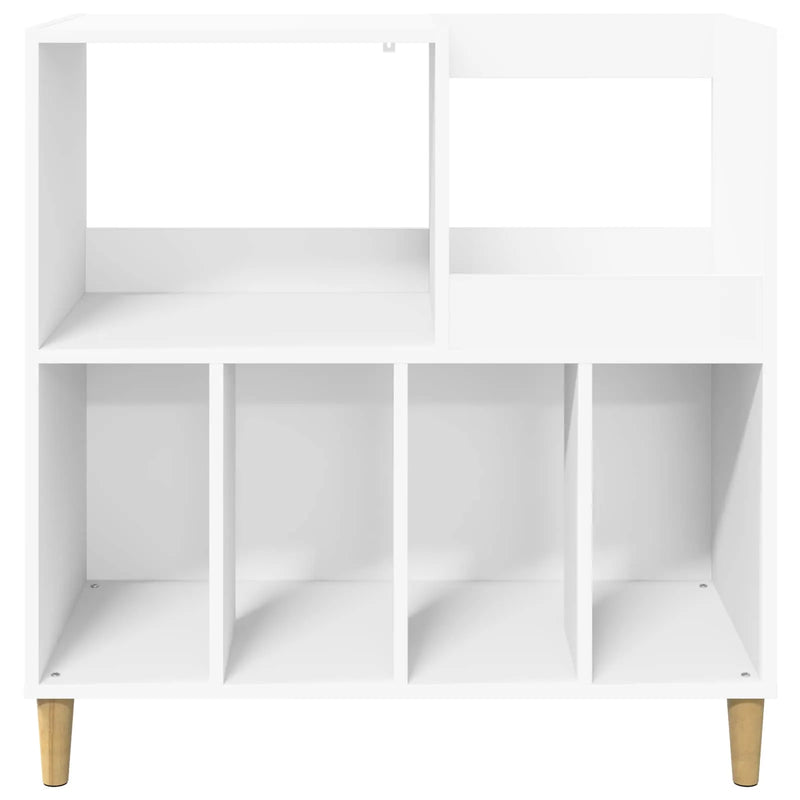 Record Player Stand White 82 x 39.5 x 82.5 cm Engineered Wood