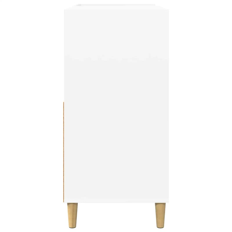 Record Player Stand White 82 x 39.5 x 82.5 cm Engineered Wood