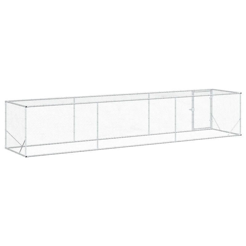 Chicken Yard Silver 500 x 100 x 100 cm Galvanised Steel