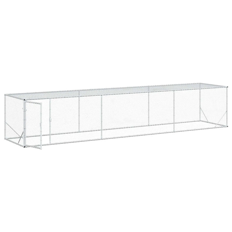 Chicken Yard Silver 500 x 100 x 100 cm Galvanised Steel