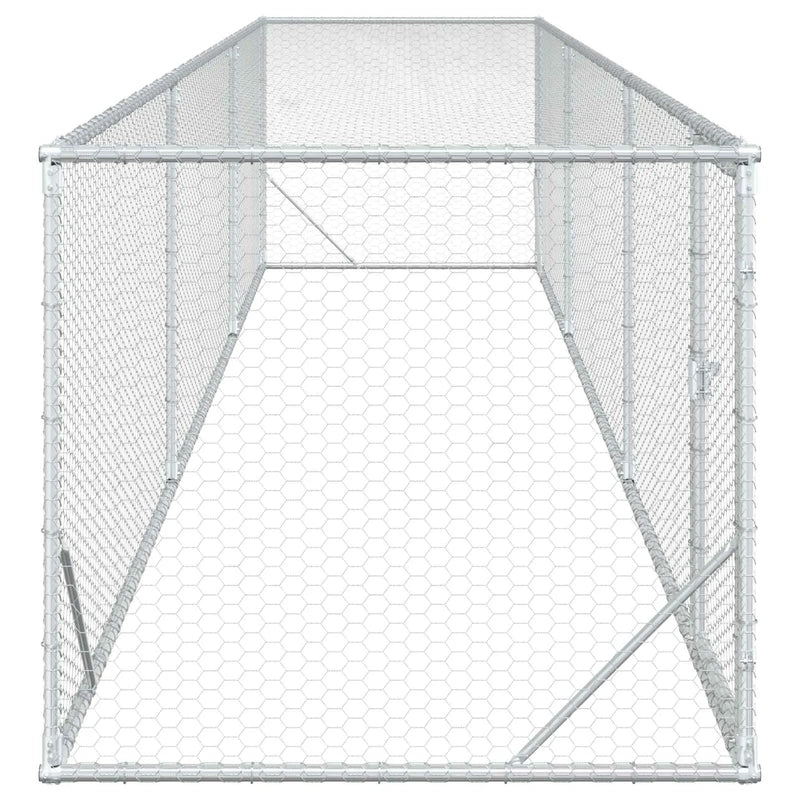 Chicken Yard Silver 500 x 100 x 100 cm Galvanised Steel