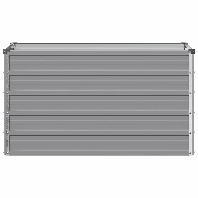 Raised Garden Bed Grey 100 x 40 x 55 cm cold-rolled steel