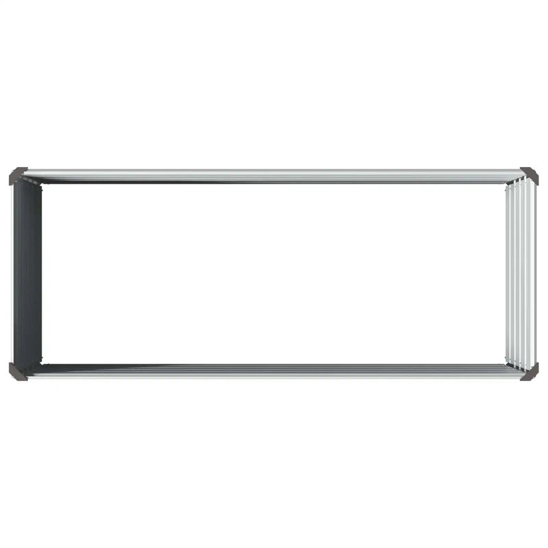 Raised Garden Bed Grey 100 x 40 x 55 cm cold-rolled steel