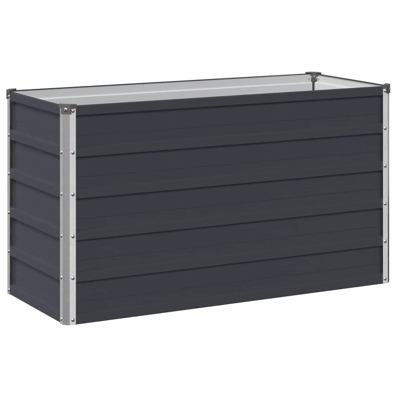 Raised Garden Bed Anthracite 100 x 40 x 55 cm cold-rolled steel