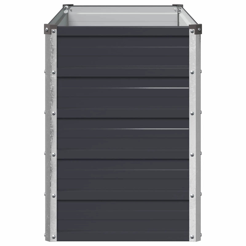 Raised Garden Bed Anthracite 100 x 40 x 55 cm cold-rolled steel