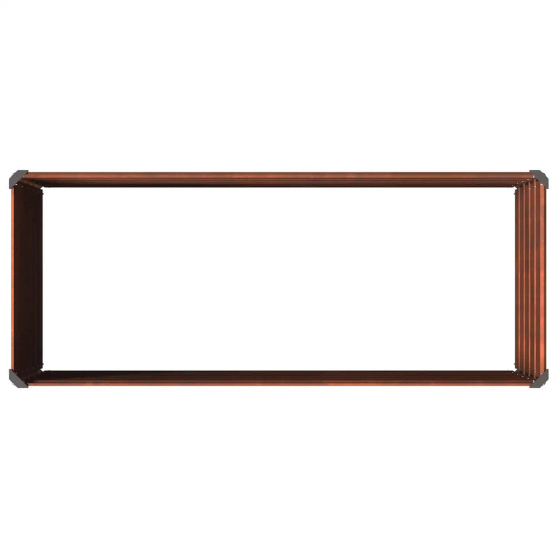 Raised Garden Bed Rusty 100 x 40 x 55 cm corton