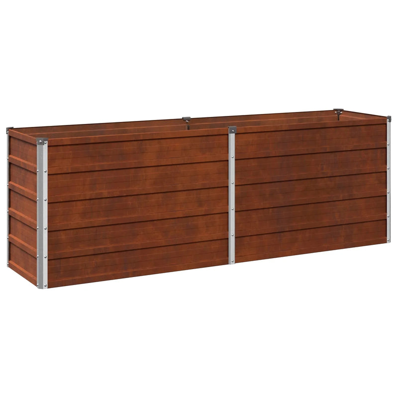 Raised Garden Bed Rusty 160 x 40 x 55 cm corton