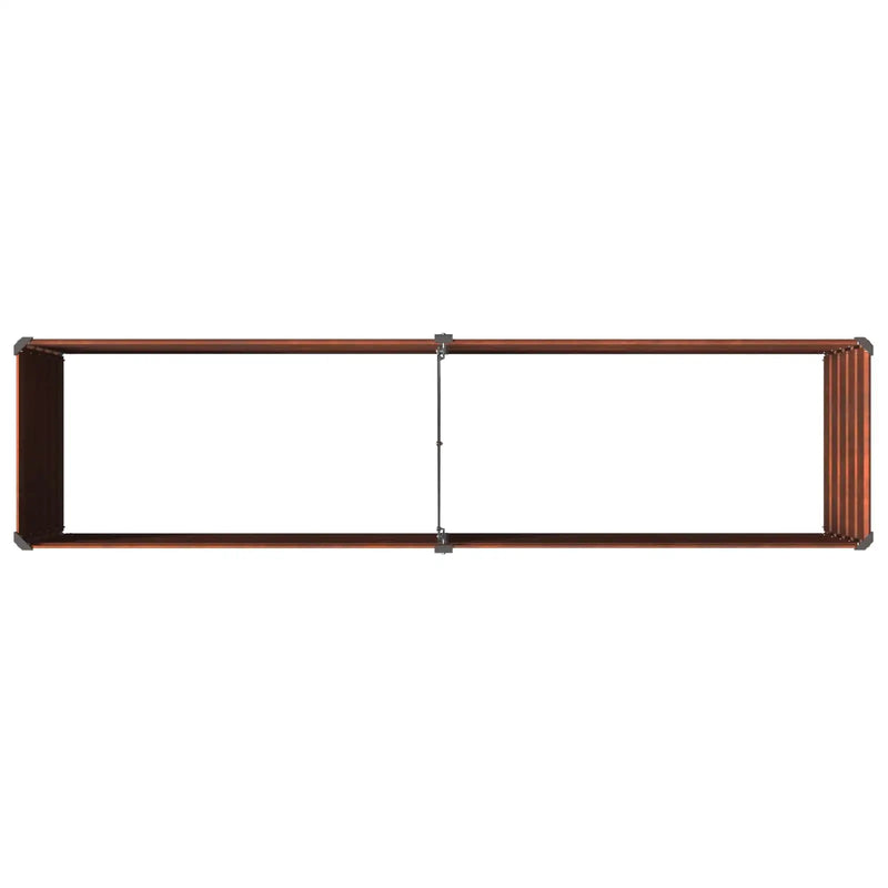 Raised Garden Bed Rusty 160 x 40 x 55 cm corton