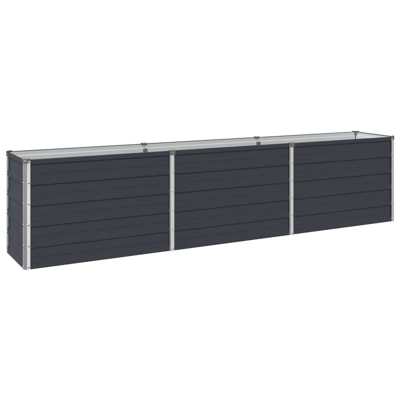 Raised Garden Bed Anthracite 240 x 40 x 55 cm cold-rolled steel
