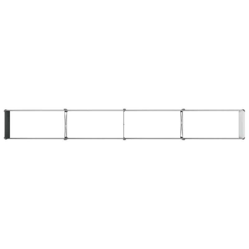 Raised Garden Bed Grey 320 x 40 x 55 cm cold-rolled steel
