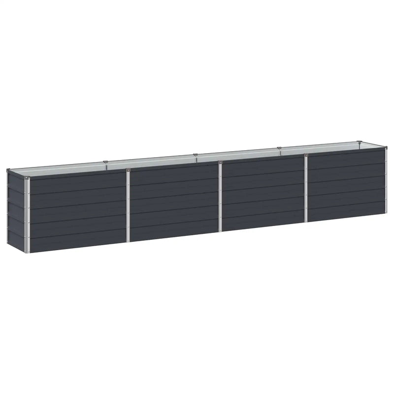 Raised Garden Bed Anthracite 320 x 40 x 55 cm cold-rolled steel