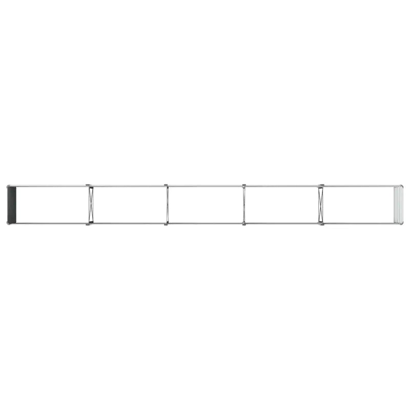 Raised Garden Bed Grey 400 x 40 x 55 cm cold-rolled steel