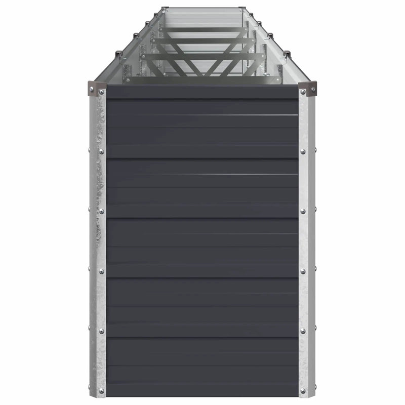Raised Garden Bed Anthracite 400 x 40 x 55 cm cold-rolled steel
