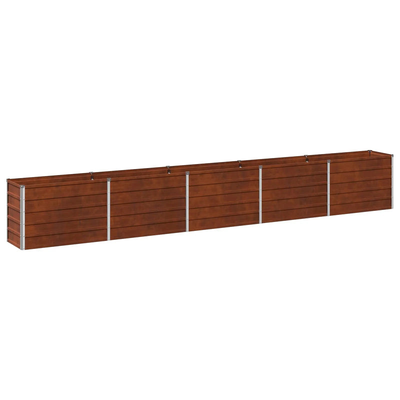 Raised Garden Bed Rusty 400 x 40 x 55 cm corton