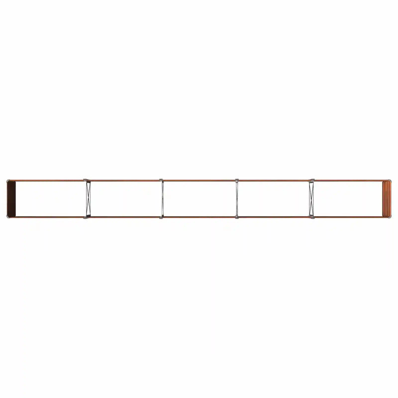 Raised Garden Bed Rusty 400 x 40 x 55 cm corton