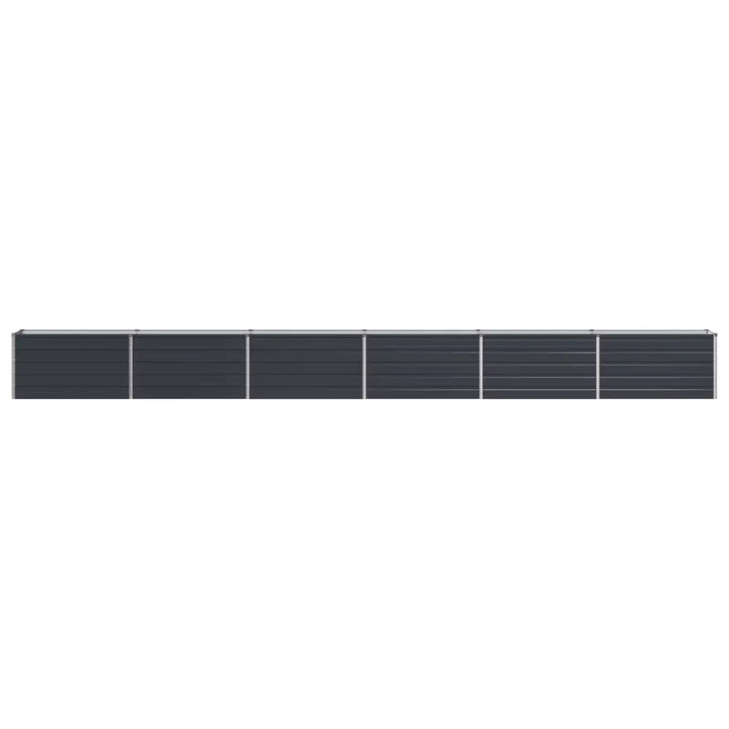 Raised Garden Bed Anthracite 600 x 40 x 55 cm cold-rolled steel