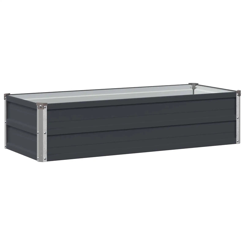 Raised Garden Bed Anthracite 100 x 40 x 24 cm cold-rolled steel