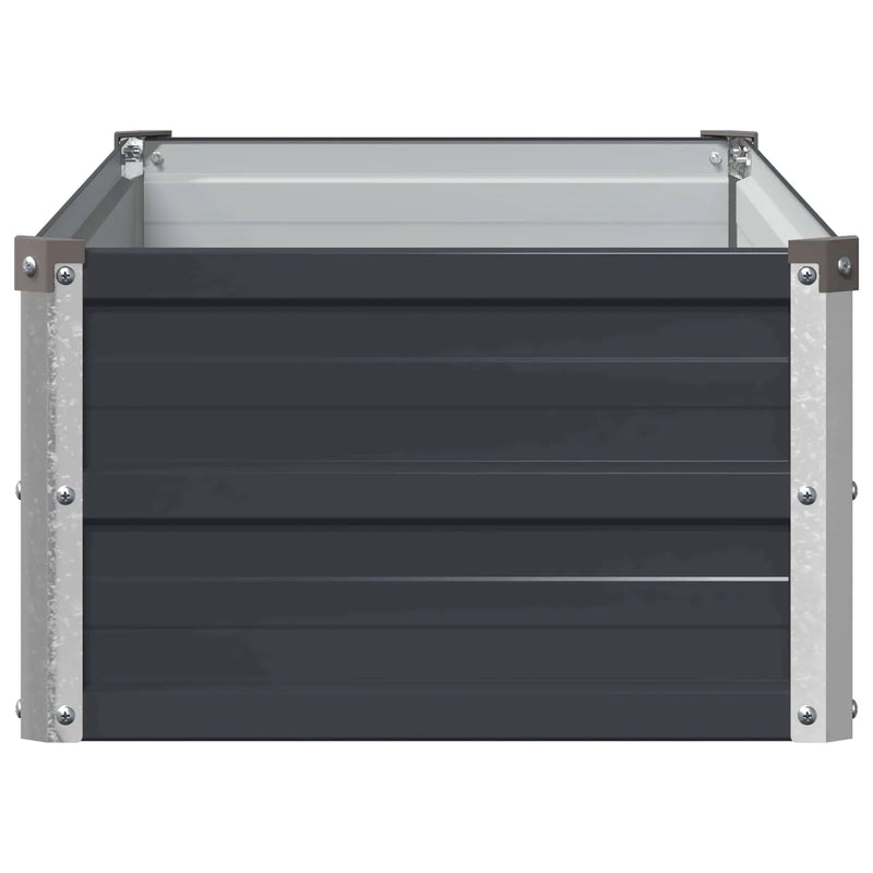 Raised Garden Bed Anthracite 100 x 40 x 24 cm cold-rolled steel