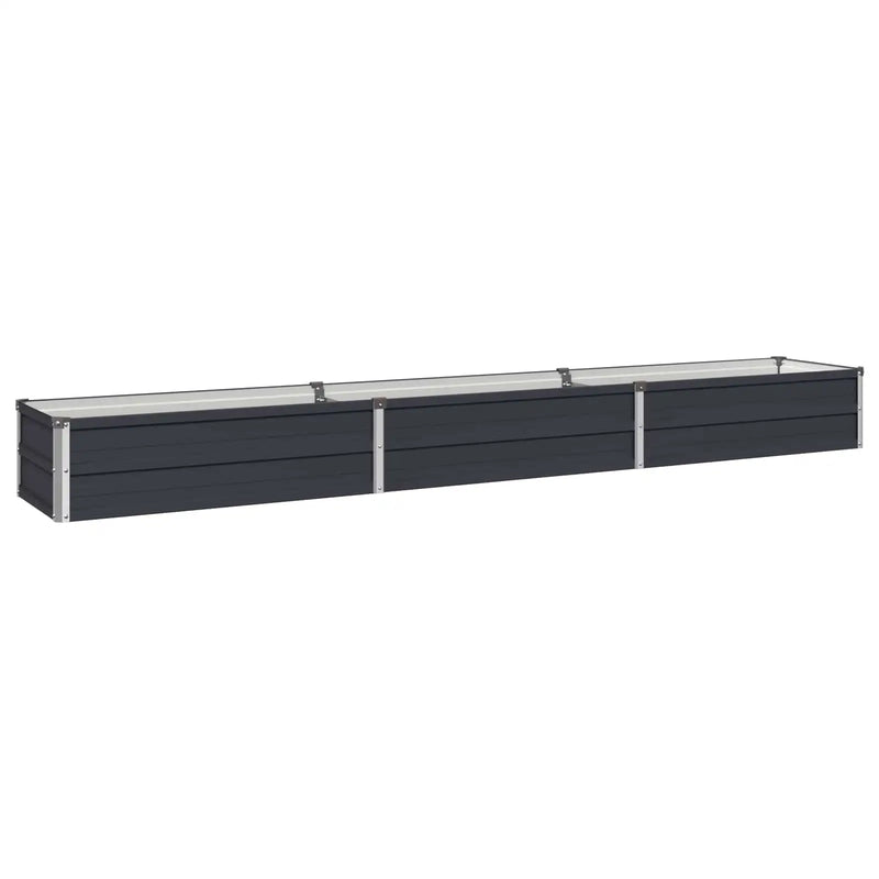 Raised Garden Bed Anthracite 240 x 40 x 24 cm cold-rolled steel