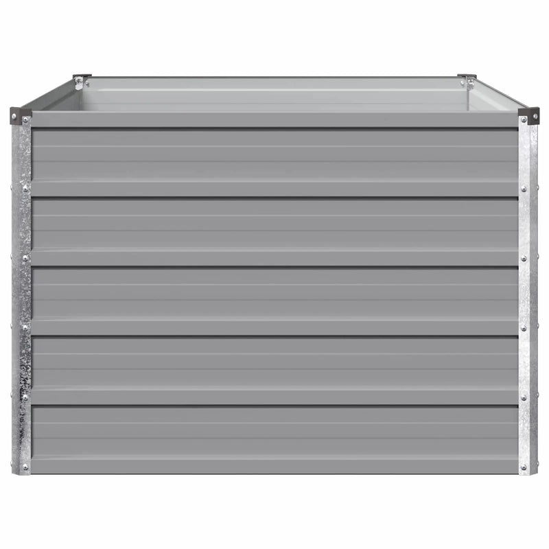 Raised Garden Bed Grey 100 x 80 x 55 cm cold-rolled steel