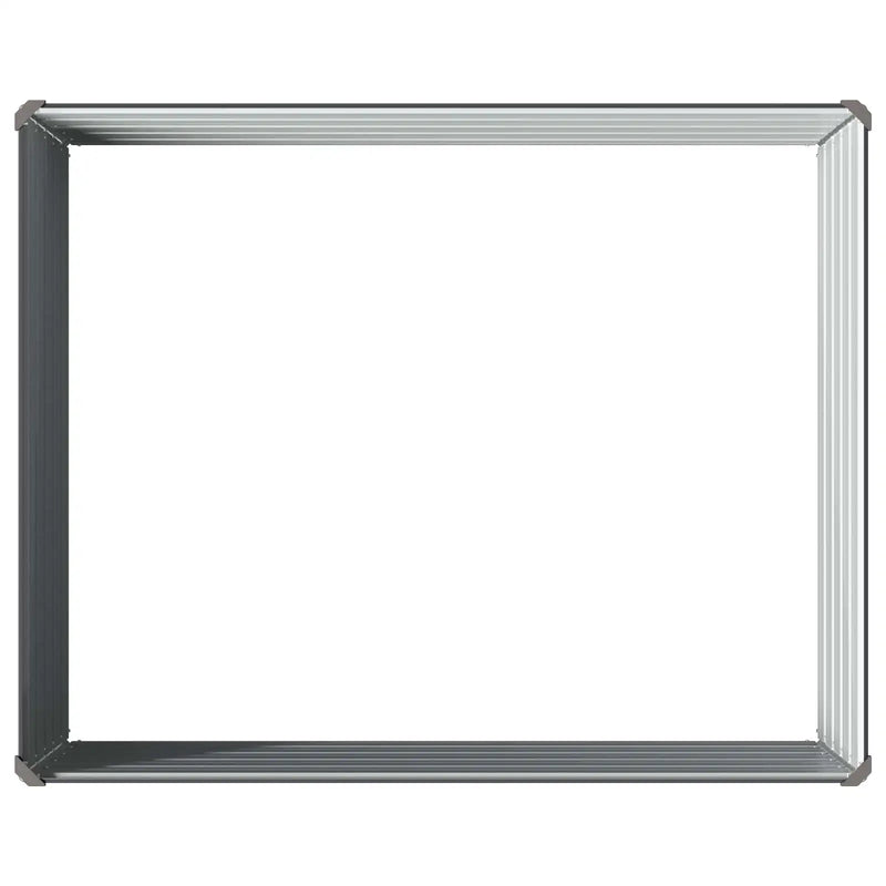 Raised Garden Bed Anthracite 100 x 80 x 55 cm cold-rolled steel