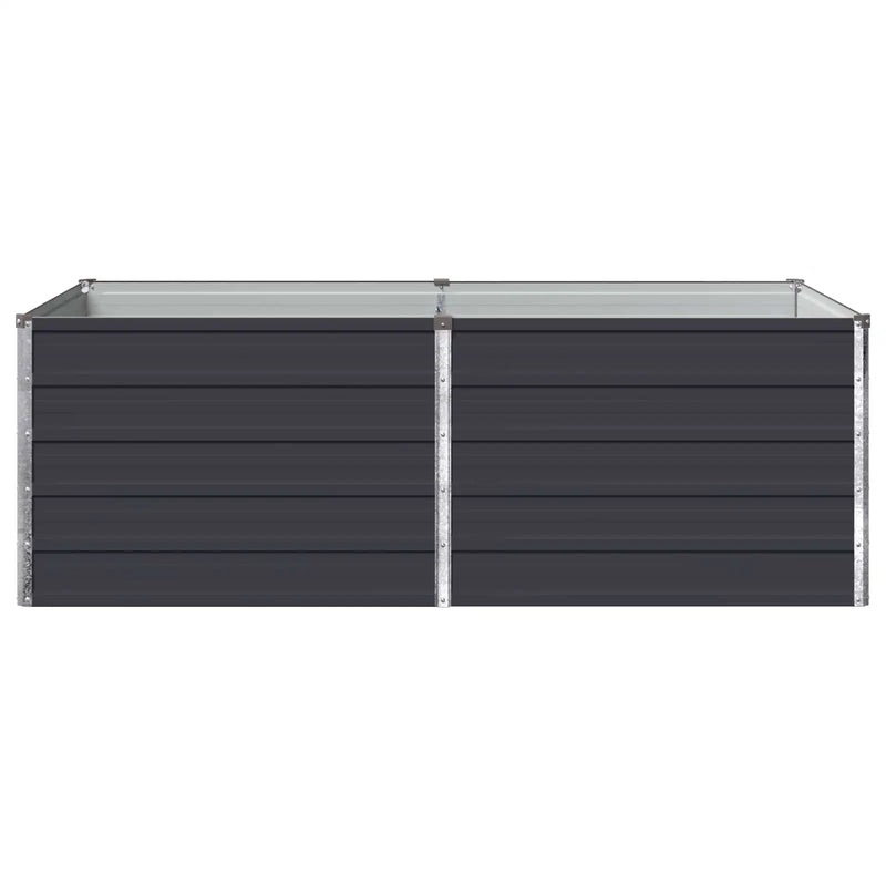 Raised Garden Bed Anthracite 160 x 80 x 55 cm cold-rolled steel