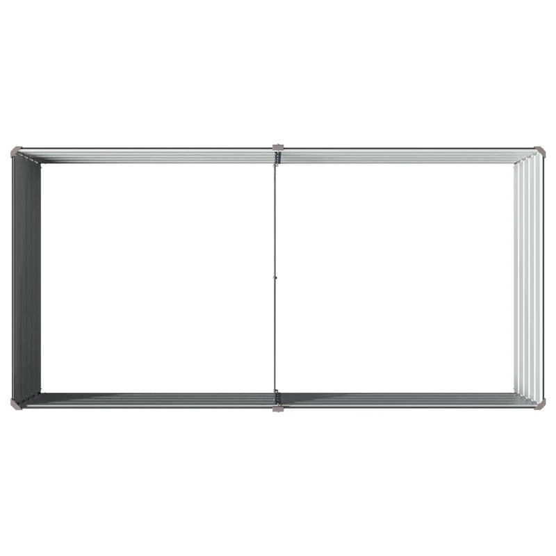 Raised Garden Bed Anthracite 160 x 80 x 55 cm cold-rolled steel