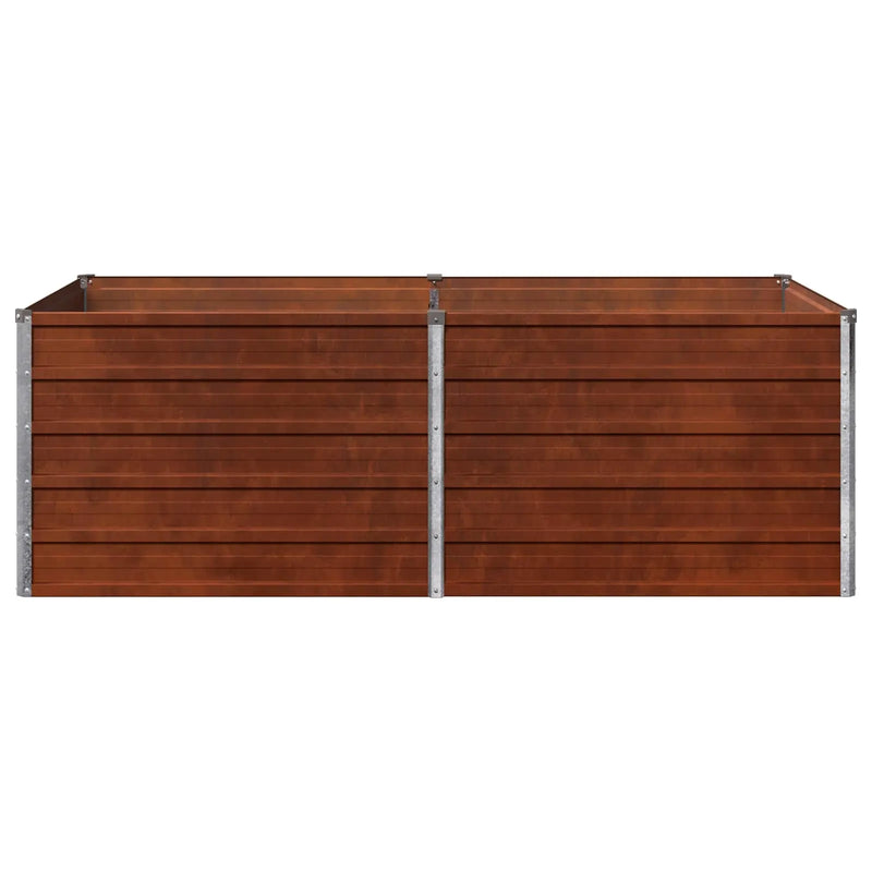 Raised Garden Bed Rusty 160 x 80 x 55 cm corton