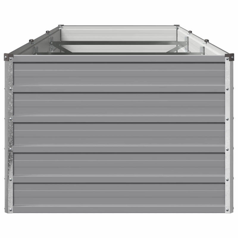 Raised Garden Bed Grey 240 x 80 x 55 cm cold-rolled steel