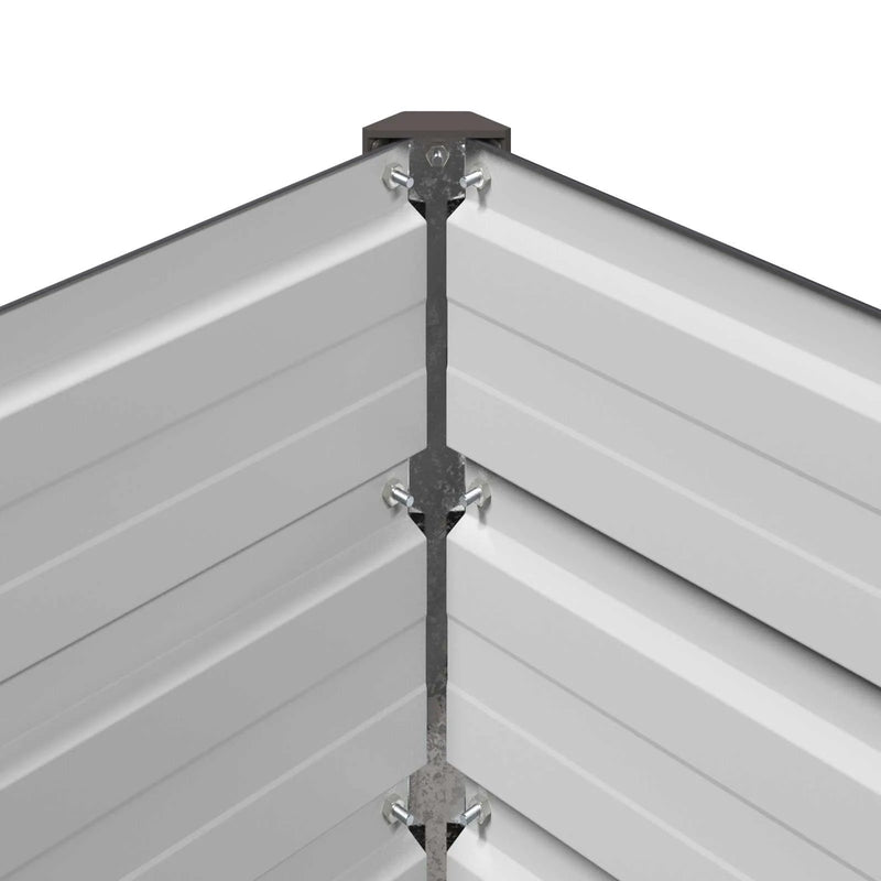 Raised Garden Bed Anthracite 240 x 80 x 55 cm cold-rolled steel