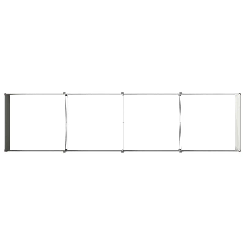 Raised Garden Bed Grey 320 x 80 x 55 cm cold-rolled steel