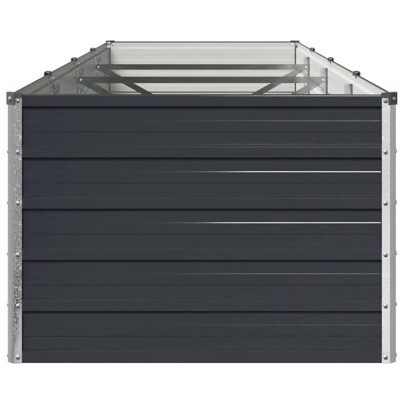 Raised Garden Bed Anthracite 320 x 80 x 55 cm cold-rolled steel